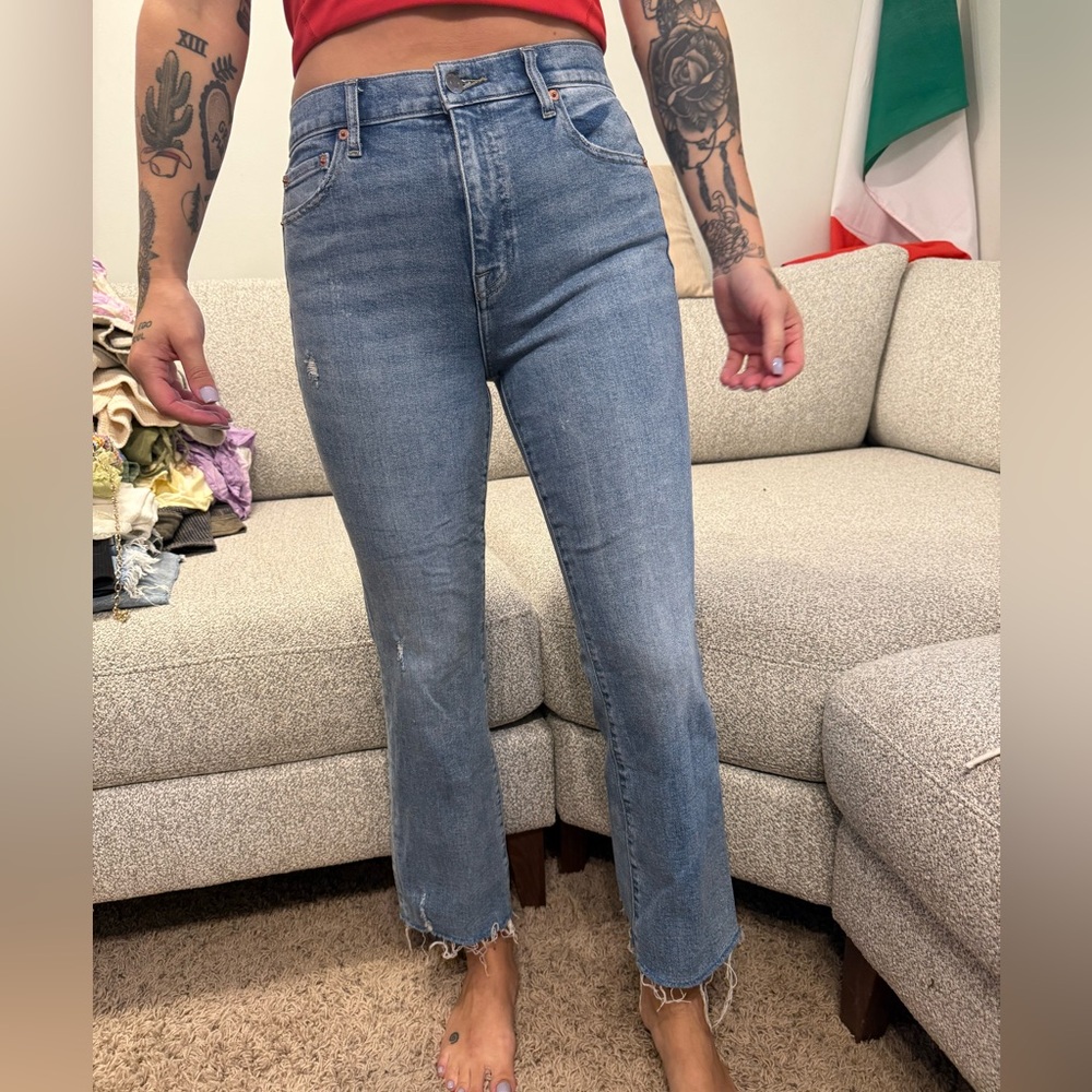 Pistola Blue Straight Leg Jeans